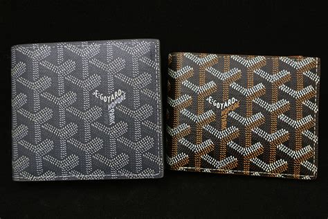 goyard wallet authentic vs fake|real goyard wallet identification.